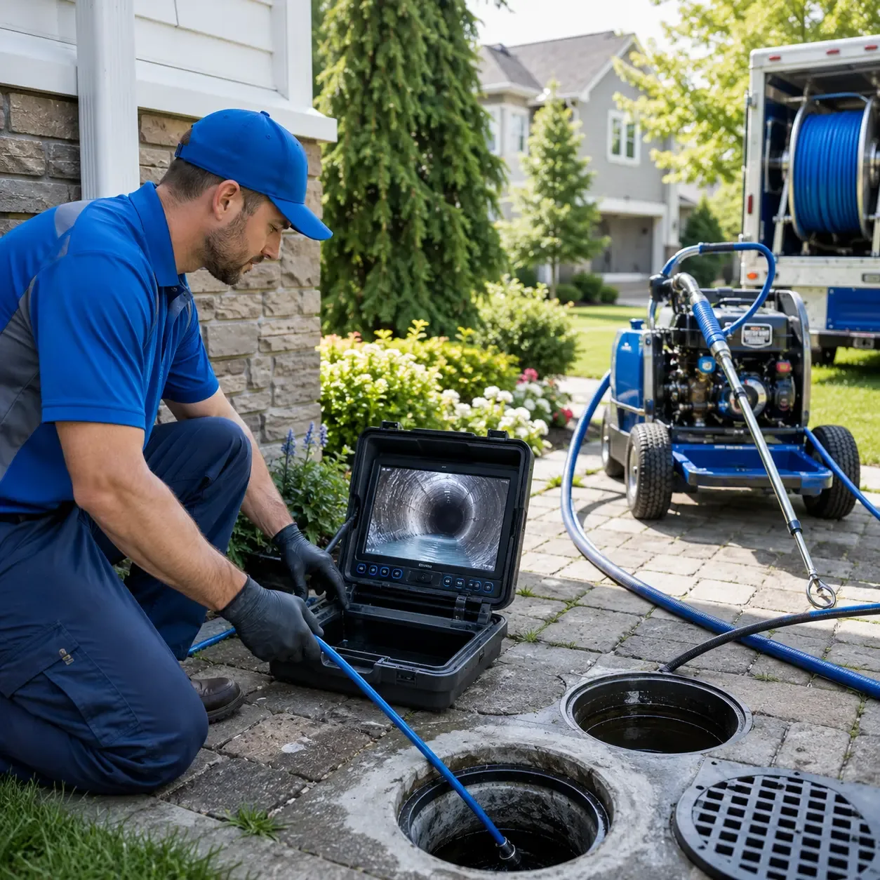 Outdoor drain cleaning professionals serving Hurst, IL