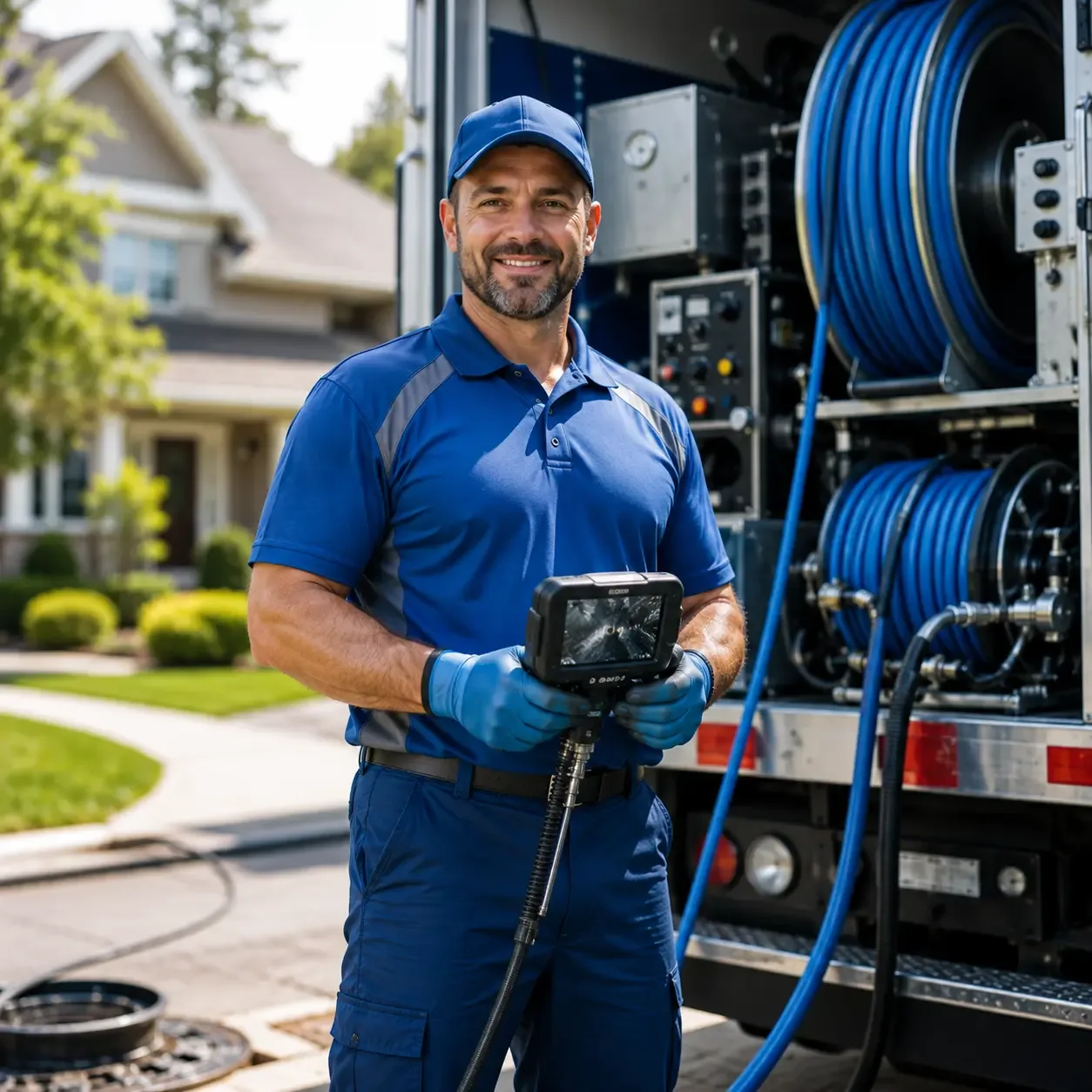 Local outdoor drain cleaning specialists in Hurst, IL